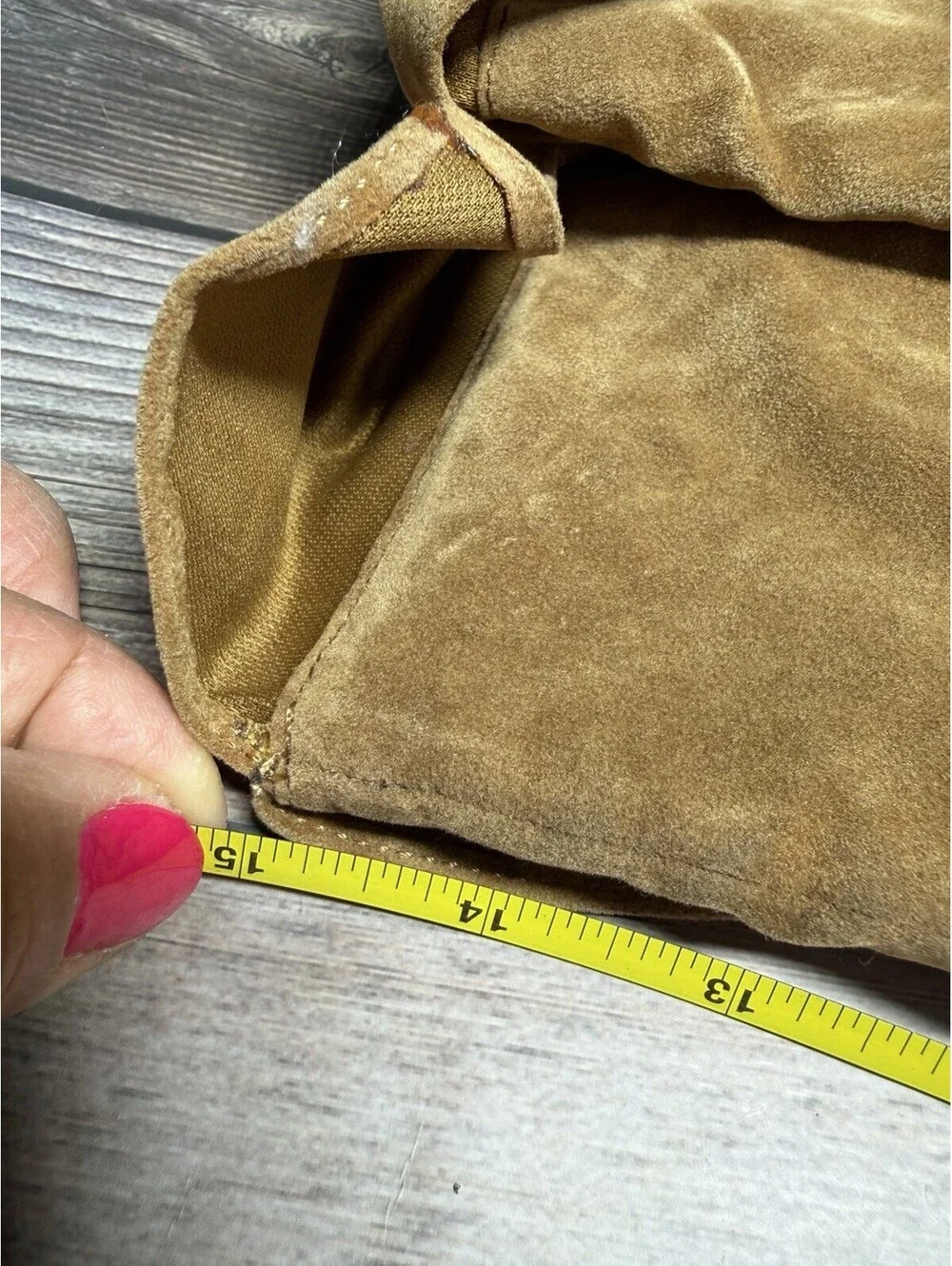 Women's Tan Suede Slouch Boots Size 7.5